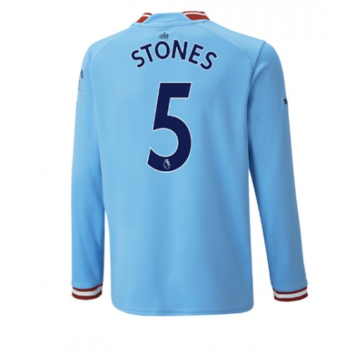 Manchester City John Stones #5 Hjemmedrakt 2022-23 Langermet Manchester City John Stones #5 Hjemmedrakt 2022-23 Langermet